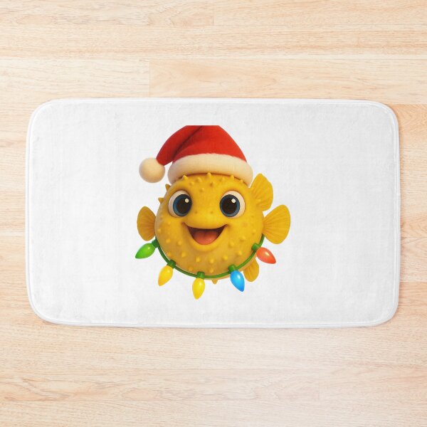 Item preview, Christmas Pea Puffer Fish designed and sold by Sillytoe.