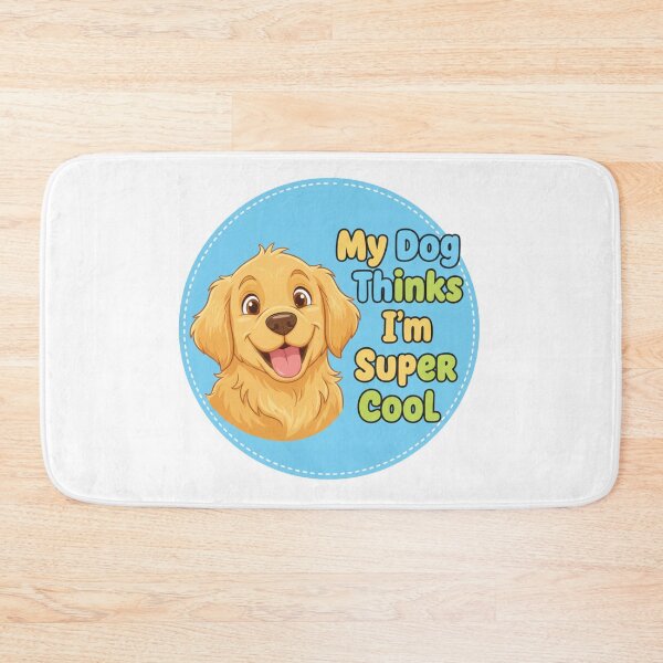 Item preview, Funny Dog Lover T-Shirt - My Dog Thinks I'm Super Cool Pet Parent Tee designed and sold by GeniePixel.