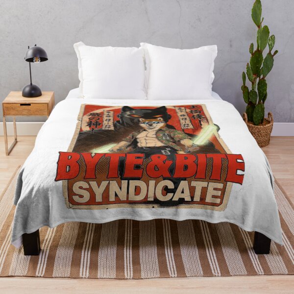 Item preview, Byte & Bite Syndicate - Retro Yakuza Shiba Inu Cyberpunk Dog Shirt designed and sold by ZyricZyric.