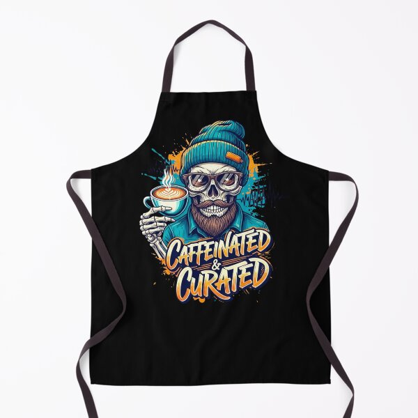 Item preview, Caffeinated Hipster Skeleton Coffee Lover designed and sold by SholoStudio.