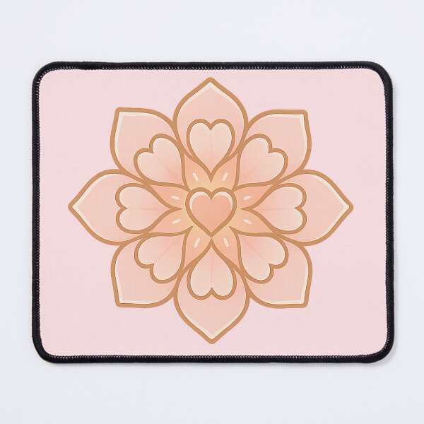 Item preview, Heart Chakra Bloom | Rose Quartz Chakra Sticker | Cute Law of Attraction Art | Feminine Aesthetic designed and sold by HerDreamCodes.