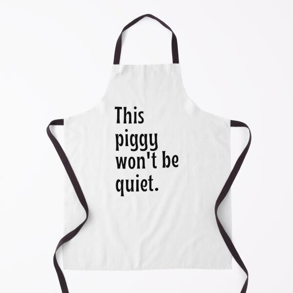 Item preview, this piggy won't be quiet, quiet piggy designed and sold by PetPanache.