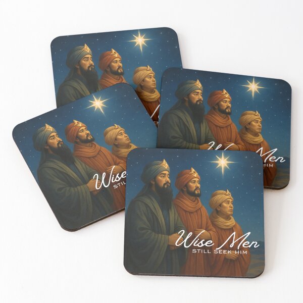 Item preview, Wise Men Still Seek Him – Christian Christmas Nativity Art | Three Kings Following the Star | Watercolor Style designed and sold by Darcy'sArtfortheHeart.
