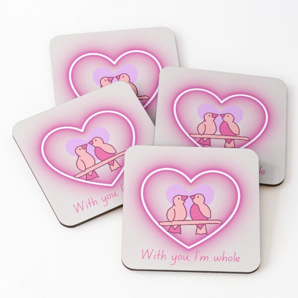 Item preview, With You, I'm Whole. A Romantic Design For Home Décor designed and sold by COZY NEST.