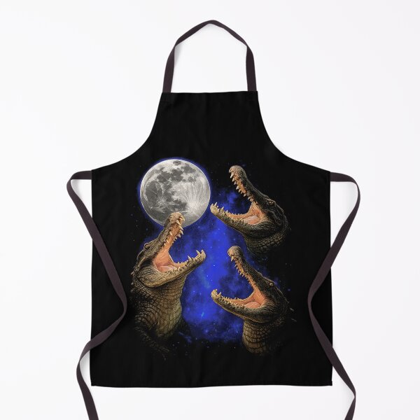 Item preview, Three Crocodile Moon Shirt – Funny Swamp Animal Parody Tee designed and sold by SassCity.