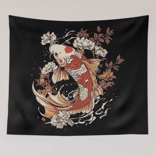 Item preview, Koi Spirit – Elegant nature art designed and sold by drizzd.