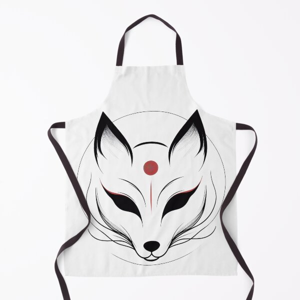 Item preview, Minimalist Kitsune Mask Line Art | Japanese Spirit Fox Design designed and sold by Ascend777.