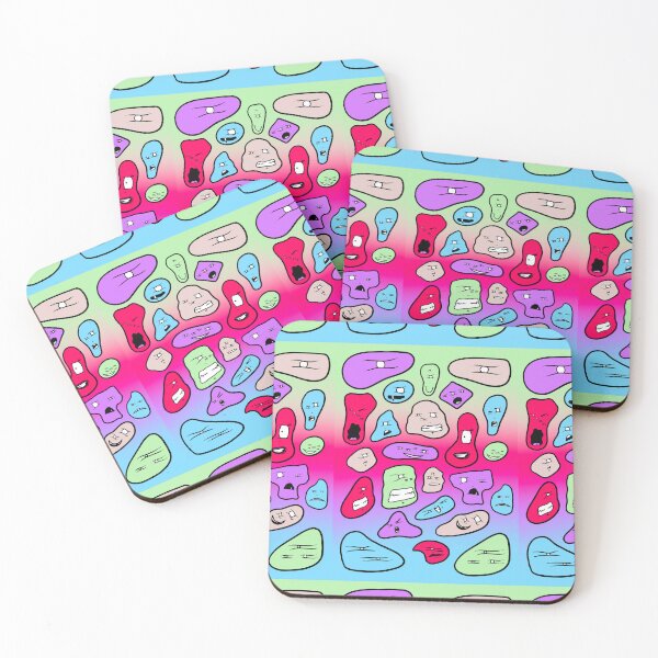 Item preview, Funky Faces designed and sold by StrawbBonsai.