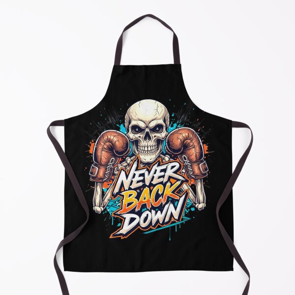 Item preview, Graffiti Skeleton Boxer Never Back Down designed and sold by SholoStudio.