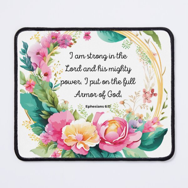 Item preview, Ephesians 6:11 Bible verse designed and sold by PalomaHealing24.