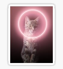 Darth Neko - The cat from the dark side Sticker