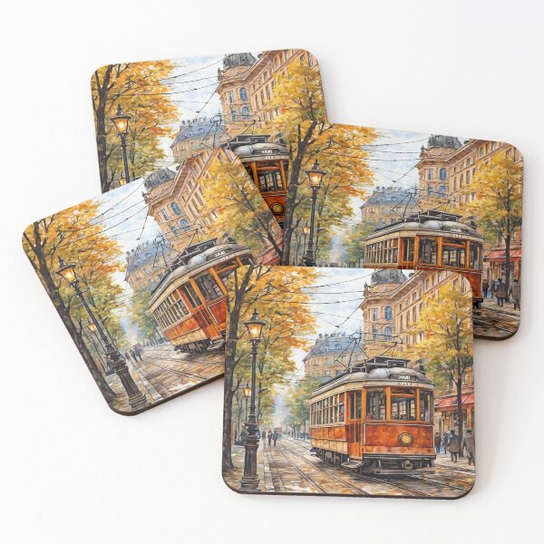 Item preview, Autumn Tramway Journey – Colors of Fall designed and sold by ArtesioByZaber.