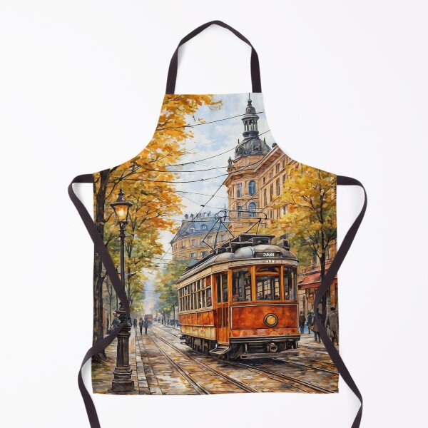 Aperçu de l'œuvre Voyage en tramway d'automne – Couleurs d'automne créée et vendue par ArtesioByZaber.