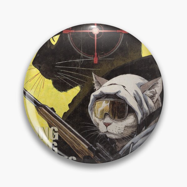 Artikelvorschau, Killing Deadlines Daily Sniper Cat – Taktisches Retro-Kunstdesign im japanischen Stil entworfen und verkauft von ZyricZyric.