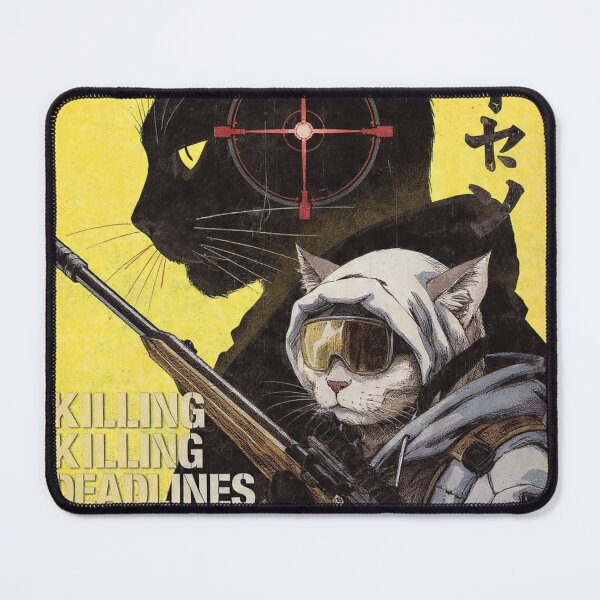 Item preview, Killing Deadlines Daily Sniper Cat – Tactical Retro Japanese Style Art Design designed and sold by ZyricZyric.