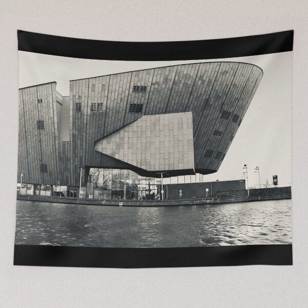 Item preview, Nemo Amsterdam – Side view of the futuristic architecture / Swiss Artwork Photography designed and sold by Raphael Wolf.