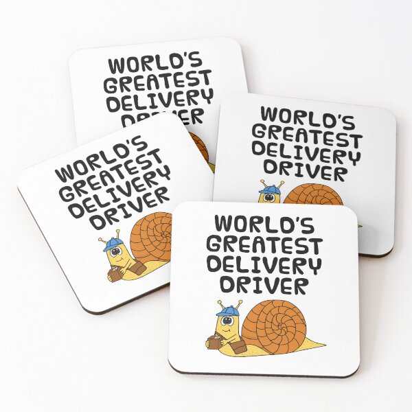 Item preview, World's Greatest Delivery Driver, Snail Funny designed and sold by doodlerob.