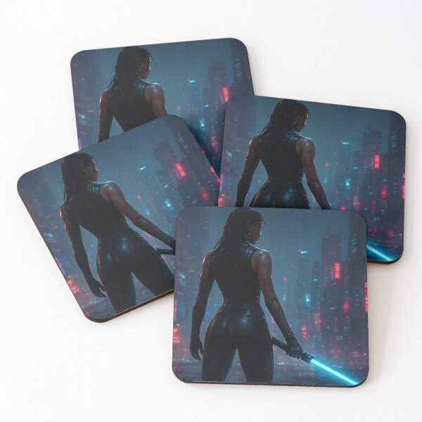 Item preview, Neo-Samurai on the Neon Rooftop designed and sold by NorseDrip.