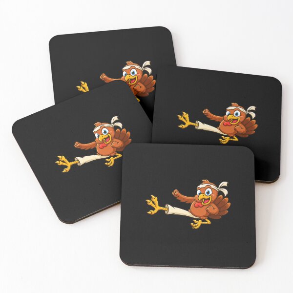 Item preview, Friendly kicking turkey designed and sold by Be-Random.