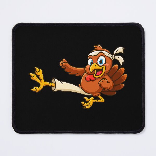 Item preview, Friendly kicking turkey designed and sold by Be-Random.