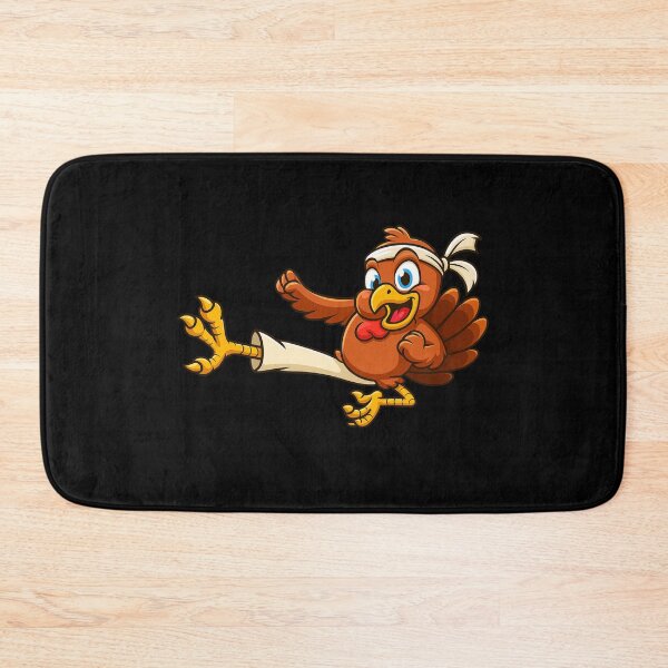 Item preview, Friendly kicking turkey designed and sold by Be-Random.