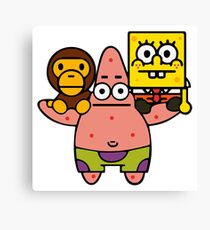 Baby Milo Spongebob Canvas Print