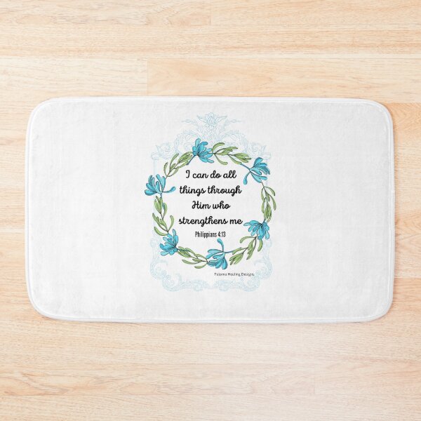 Item preview, Philippians 4:13 Bible verse designed and sold by PalomaHealing24.