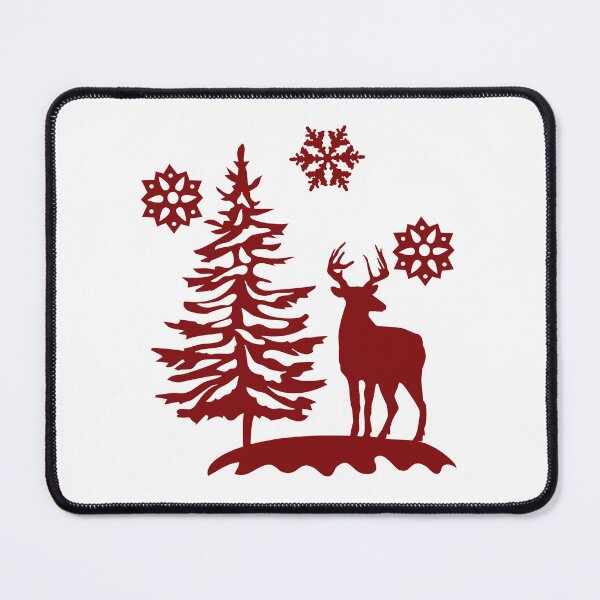 Item preview, Christmas Deer and Tree designed and sold by MagnoliaLake.