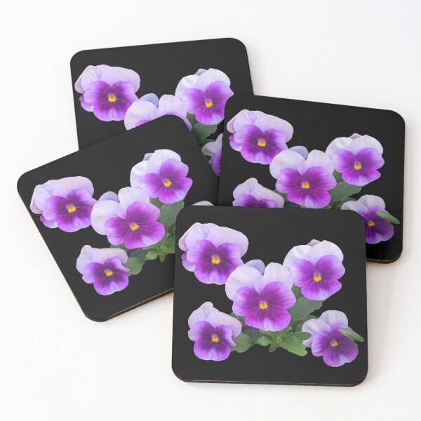 Item preview, Gorgeous Cute Five Purple Lilac Violet Pansies Shapes Mania designed and sold by Shapes-Mania.