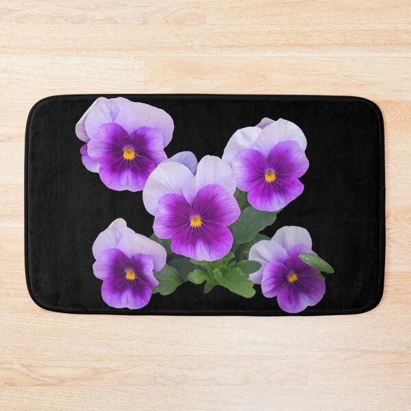 Item preview, Gorgeous Cute Five Purple Lilac Violet Pansies Shapes Mania designed and sold by Shapes-Mania.