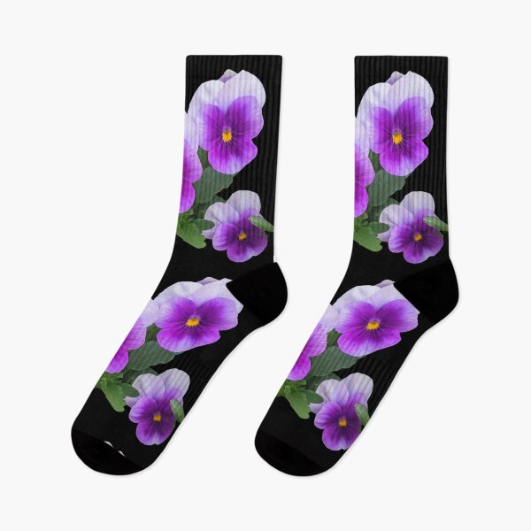 Item preview, Gorgeous Cute Five Purple Lilac Violet Pansies Shapes Mania designed and sold by Shapes-Mania.