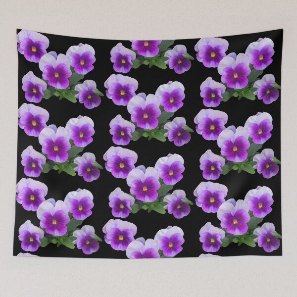 Item preview, Gorgeous Cute Five Purple Lilac Violet Pansies Shapes Mania designed and sold by Shapes-Mania.