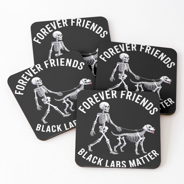 Item preview, forever friends black labs matter designed and sold by DigiLuxeArt.