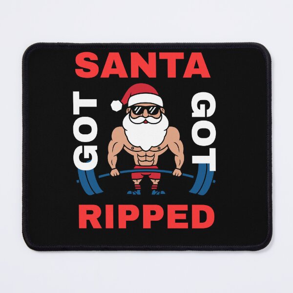 Item preview, Santa Got Ripped – Funny Christmas Gift Gym Santa Design designed and sold by MuffinInk.
