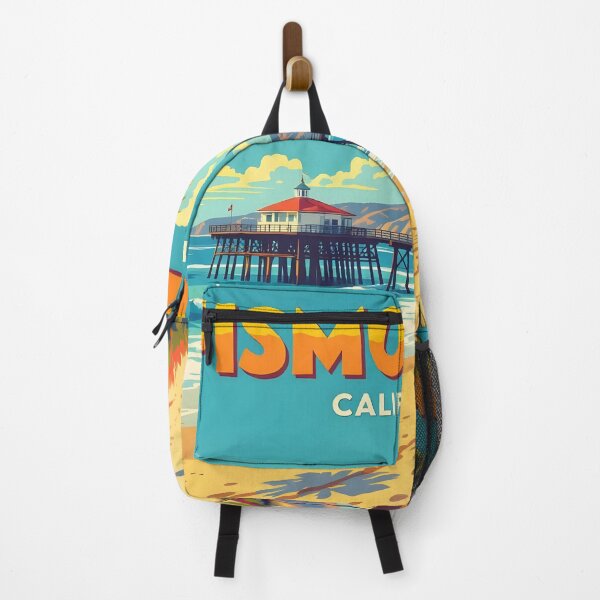 Item preview, Pismo Beach, California: Vintage-Style Painterly Travel Poster designed and sold by LSVart.