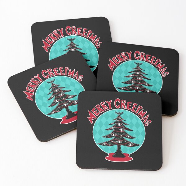 Item preview, merry creepmas + gothmas creepy christmas tree designed and sold by crestfallenmermaid.