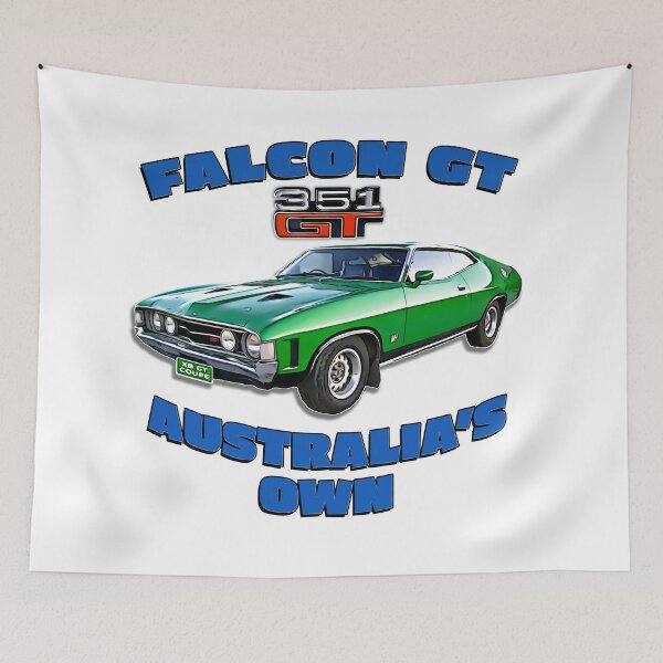 Item preview, Ford Falcon XB GT Coupe – Classic Aussie Muscle Car Art designed and sold by Michael van der Hoorn.
