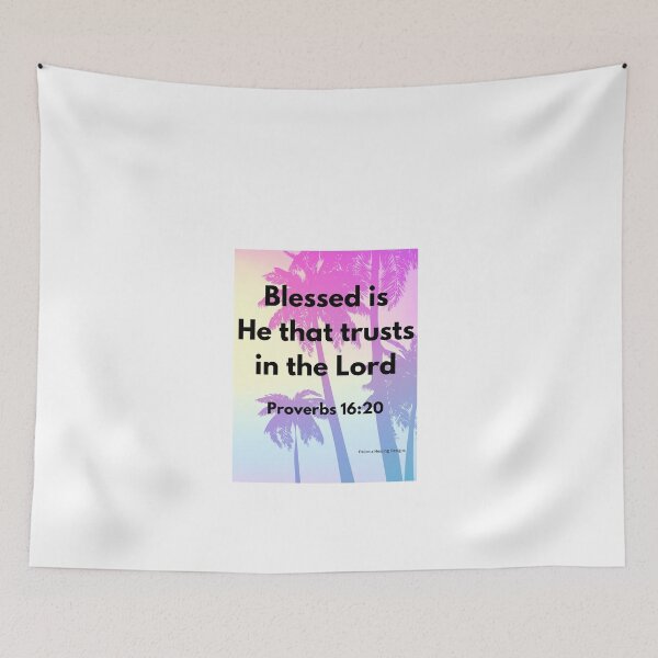 Item preview, Blessed is He Bible verse designed and sold by PalomaHealing24.