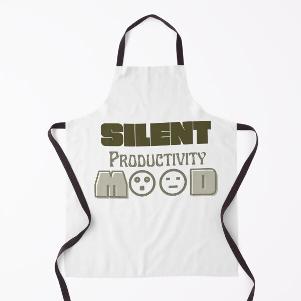 Item preview, Silent Productivity Mode – Minimal Introvert Office Quote designed and sold by CielaNoir.