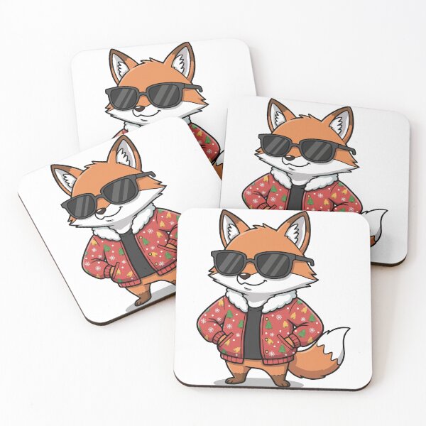 Item preview, Fox Wearing Sunglasses designed and sold by ClubofStitches.