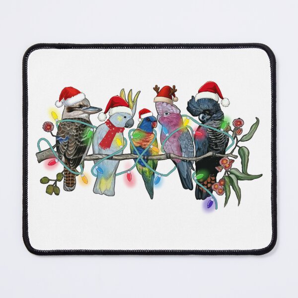 Item preview, Extra festive Australian Birds Christmas Australia Xmas Gift Men Woman Kids designed and sold by Taylor ART.