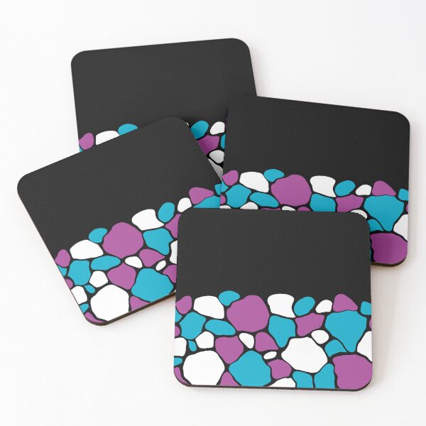 Item preview, Stone Mosaic Night — Abstract Graphic Rock Art designed and sold by InFrameVision.