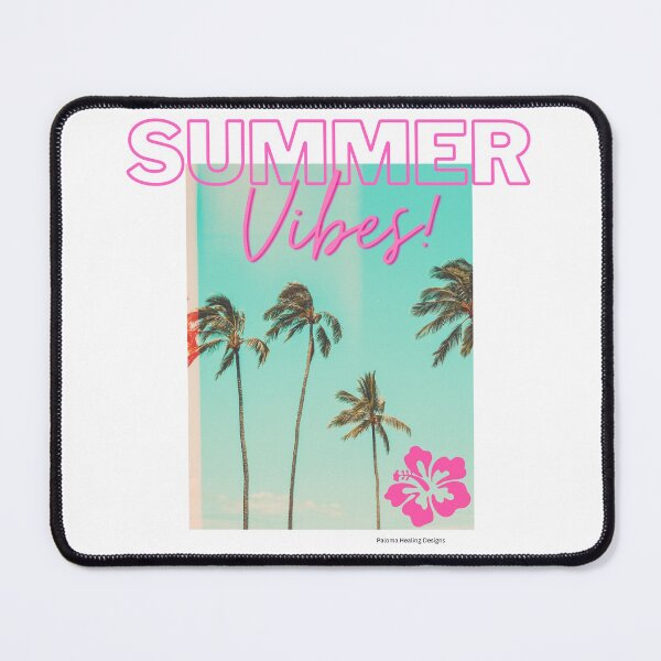 Item preview, Summer Vibes in pink against Palms designed and sold by PalomaHealing24.