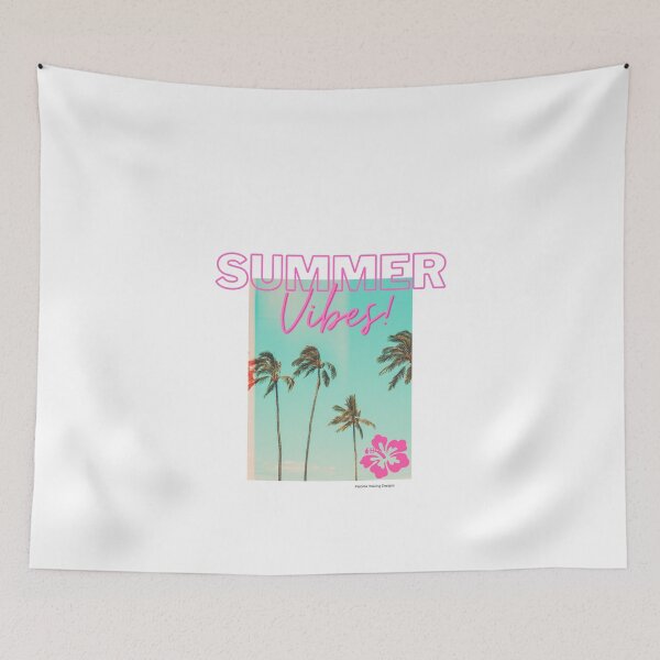 Item preview, Summer Vibes in pink against Palms designed and sold by PalomaHealing24.