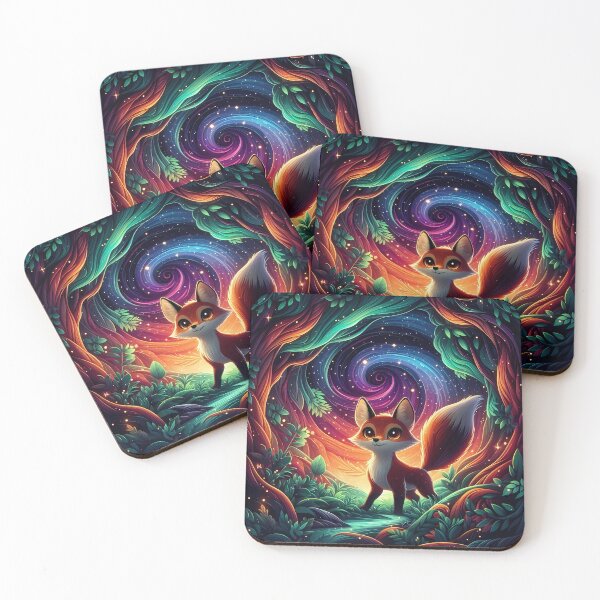 Item preview, Swirling Starlight Fox Kit designed and sold by AlyssMirinArt-.