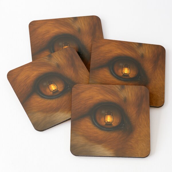 Item preview, Fox Lantern Eye – Warm Glow Reflection Art designed and sold by GeoWild Designs.