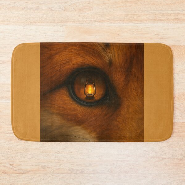 Item preview, Fox Lantern Eye – Warm Glow Reflection Art designed and sold by GeoWild Designs.