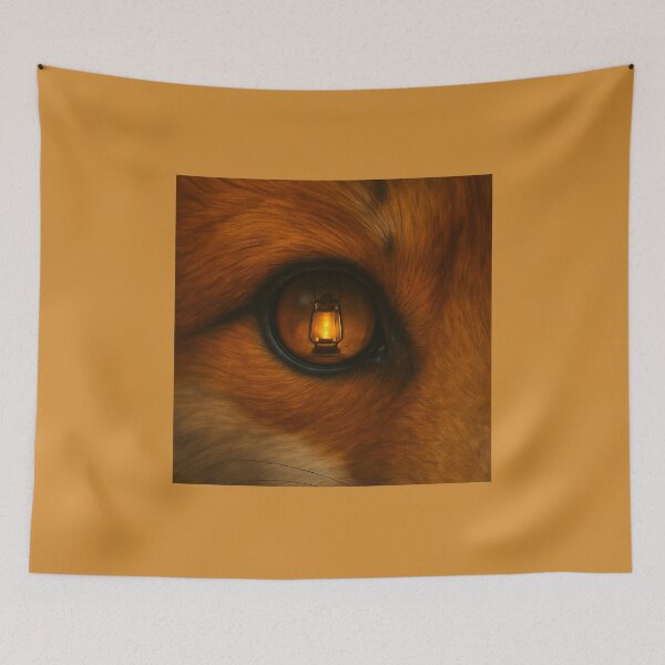 Item preview, Fox Lantern Eye – Warm Glow Reflection Art designed and sold by GeoWild Designs.