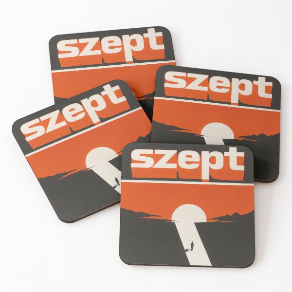 Item preview, Abstract Art Imitation Polish Cinema: "Szept" (Whisper) designed and sold by NickWhittleArt.