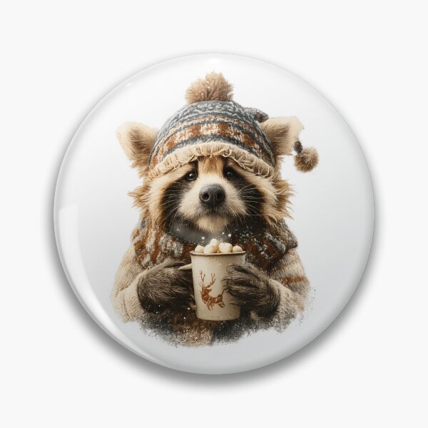 Artikelvorschau, Gemütlicher Winterwaschbär entworfen und verkauft von stephenflashart.